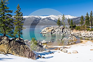 Lake Tahoe beach