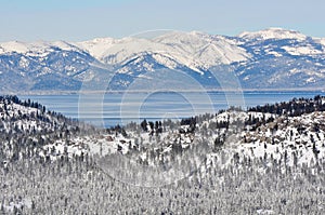 Lake Tahoe California in Winter