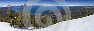 Lake Tahoe Panoramic Overlook in Winter