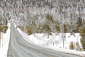 Lake Tahoe Scenic Winter Background