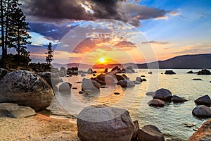 Lake Tahoe sunset