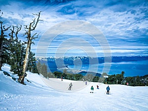 Lake Tahoe in winter