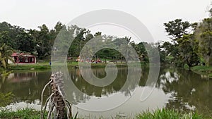 A lake at taman tasik  of Kluang, Johor, Malaysia