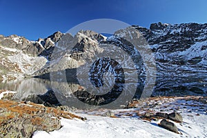 Lake in Tatras mountain, Slovakia