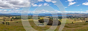 Lake Taupo landscape panorama, New Zealand