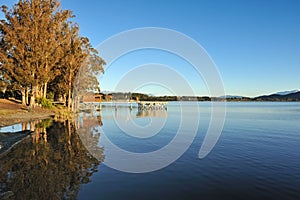 Lake Te Anau in south New Zealand