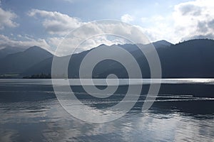 Lake Tegernsee in Bavaria, Germany