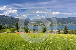 Lake Tegernsee in Bavaria, Germany