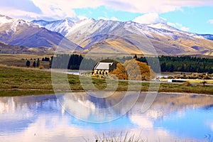 Lake Tekapo,South Island New Zealand. photo