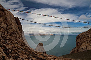 Siling Lake in Tibet photo