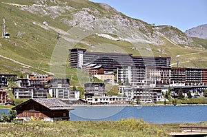 Lake of Tignes in France