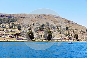 Lake Titicaca - Lake in South America photo