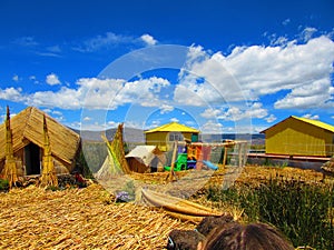 Lake Titicaca, Puno, Peru, Floating Islands