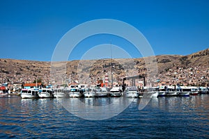 Lake Titikaka Puno Peru photo