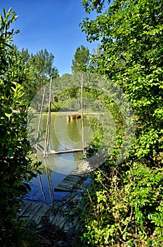 Lake Trasimeno is located in the green heart of Umbria, Italy