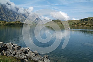 Lake of TrÃÂ¼bsee at Engelberg