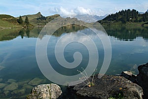 Lake of TrÃÂ¼bsee at Engelberg