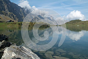 Lake of TrÃ¼bsee at Engelberg