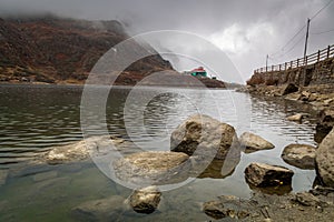 Lake Tsomgo Changu Lake at East Sikkim, India.