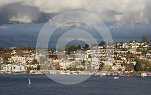 Lake Union afternoon, cloudy