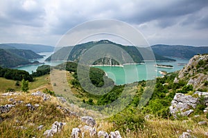 Lake Uvac in Serbia