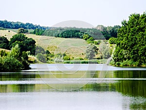 A lake in the valley