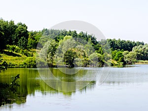 A lake in the valley