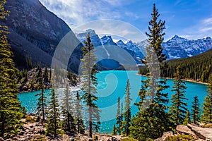 Lake in the Valley of Ten Peaks