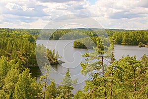 Lake view. Finland