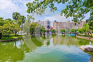 Lake view in Taichung park