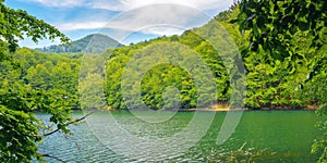 Lake in vihorlat mountains, slovakia