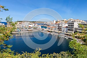 Lake Voulismeni in Agios Nikolaos, Crete