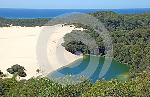 Lake Wabby, Fraser Island, Australia