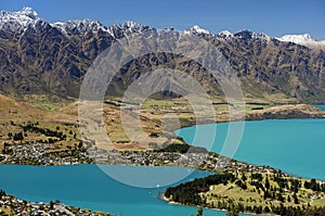 Lake Wakatipu, Queenstown, New Zealand photo