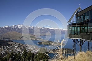 Lake Wakatipu from the Skyline Restaurant