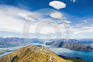 Lake wanaka and Mt Aspiring, new zealand