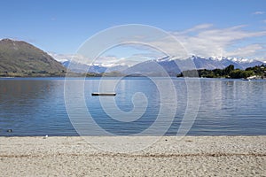 Lake Wanaka shoreline, Roys Bay, Wanaka, New Zealand