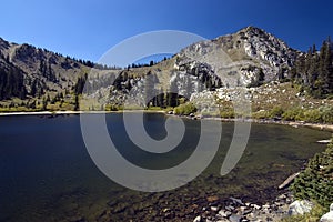 Lake in Wasatch Mountains