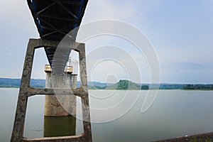 Lake water level meter