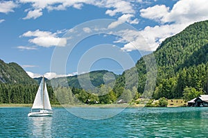 Lake Weissensee,Carinthia,Austria