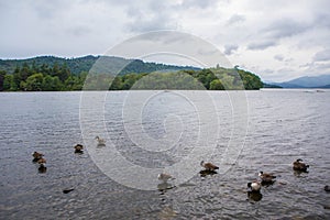 Lake Windermere in Lake District National Park