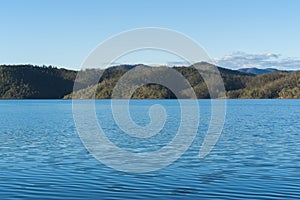 Lake Wivenhoe in Queensland during the day