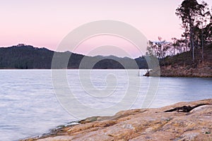 Lake Wivenhoe in Queensland during the day