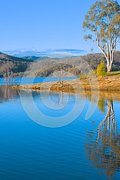 Lake Wivenhoe in Queensland during the day