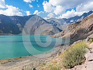 Lake of Yeso. Cajon del Maipo. Santiago of Chile