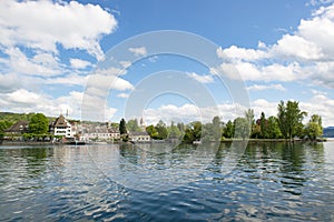 Lake Zurich with Landing Gate of Kusnacht