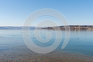 Lake of Zurich in Rapperswil in Switzerland