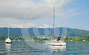 Lake Zurich. Switzerland.