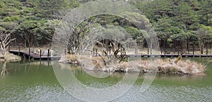 Lakefront of jiuxianshan mountain, adobe rgb