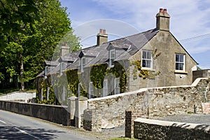 The Lakehouse accommodation part of the restored 18th Century Ballyduggan Mill complex at Ballynahinch in County Down Northern